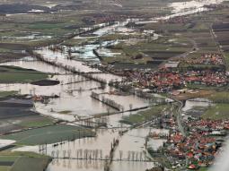Hochwasser bei Kaubenheim