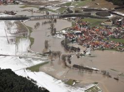 Hochwasser bei Immeldorf