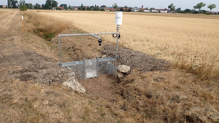 Abbildung 8: Staubauwerk im Bodenfeldgraben