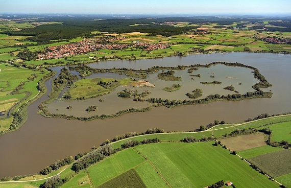 Luftbild Altmühlsee (Foto: Hajo Dietz)